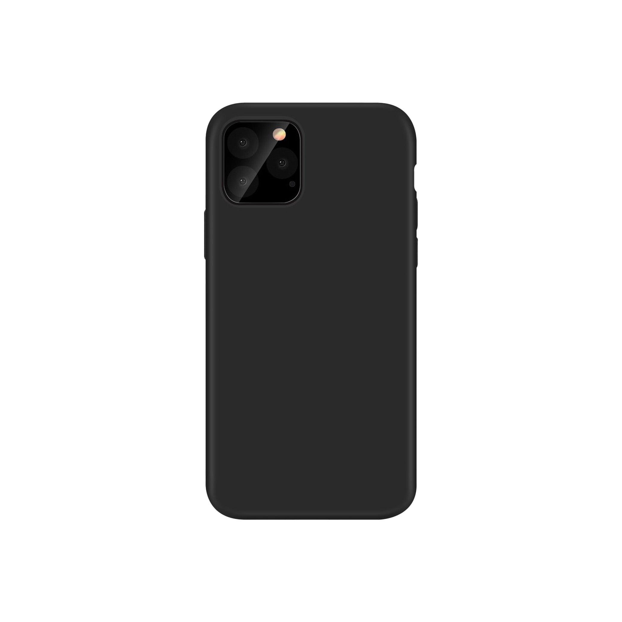 Coque silicone pavone iPhone Noir