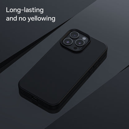 Coque silicone pavone iPhone Noir