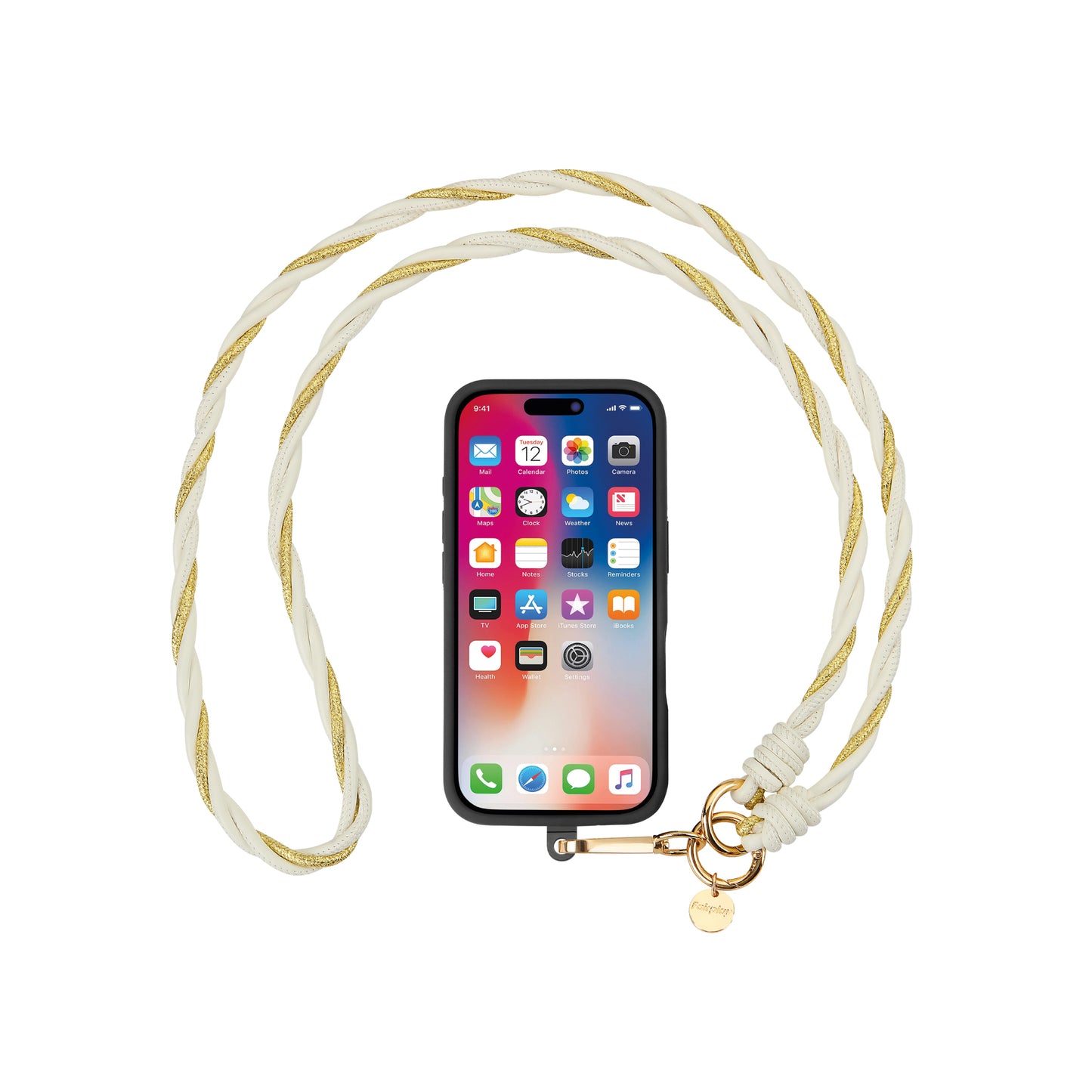 Tour de cou Crystal blanc
