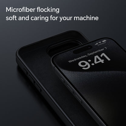 Coque silicone pavone iPhone Noir