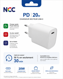 Chargeur USB-C 20W