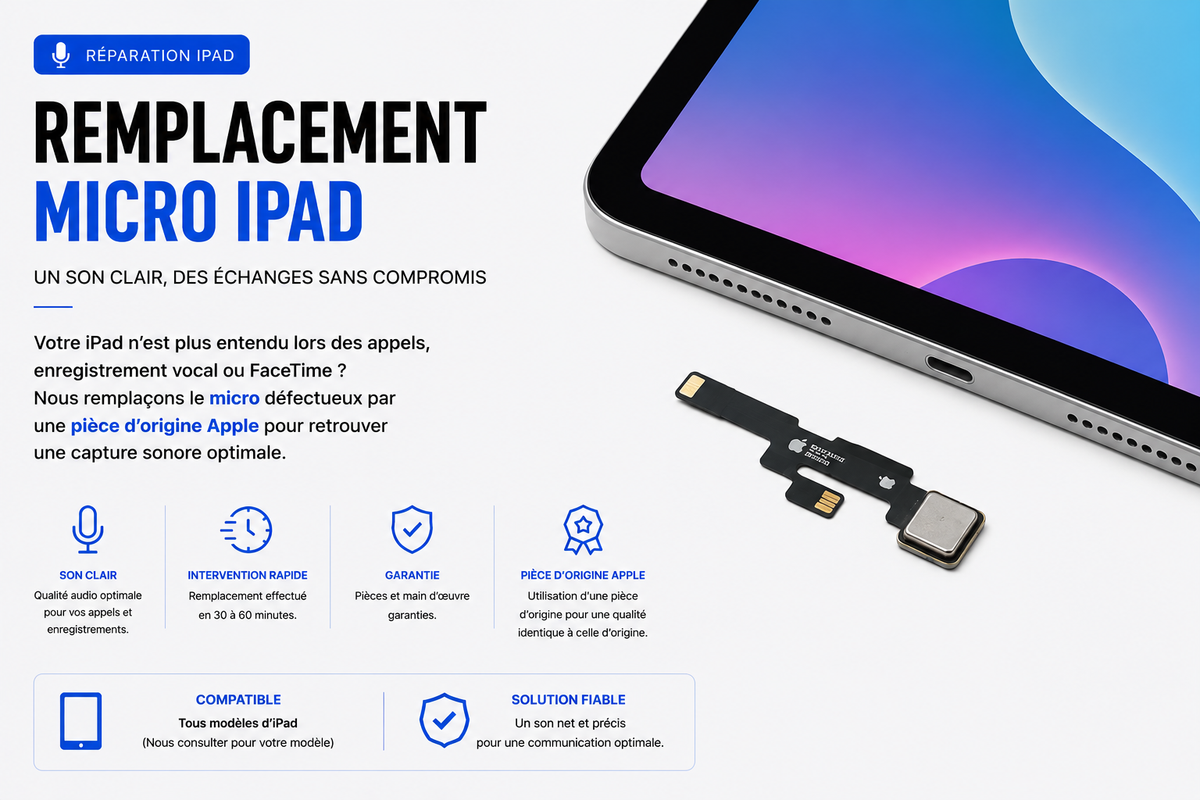 Réparation iPad 4