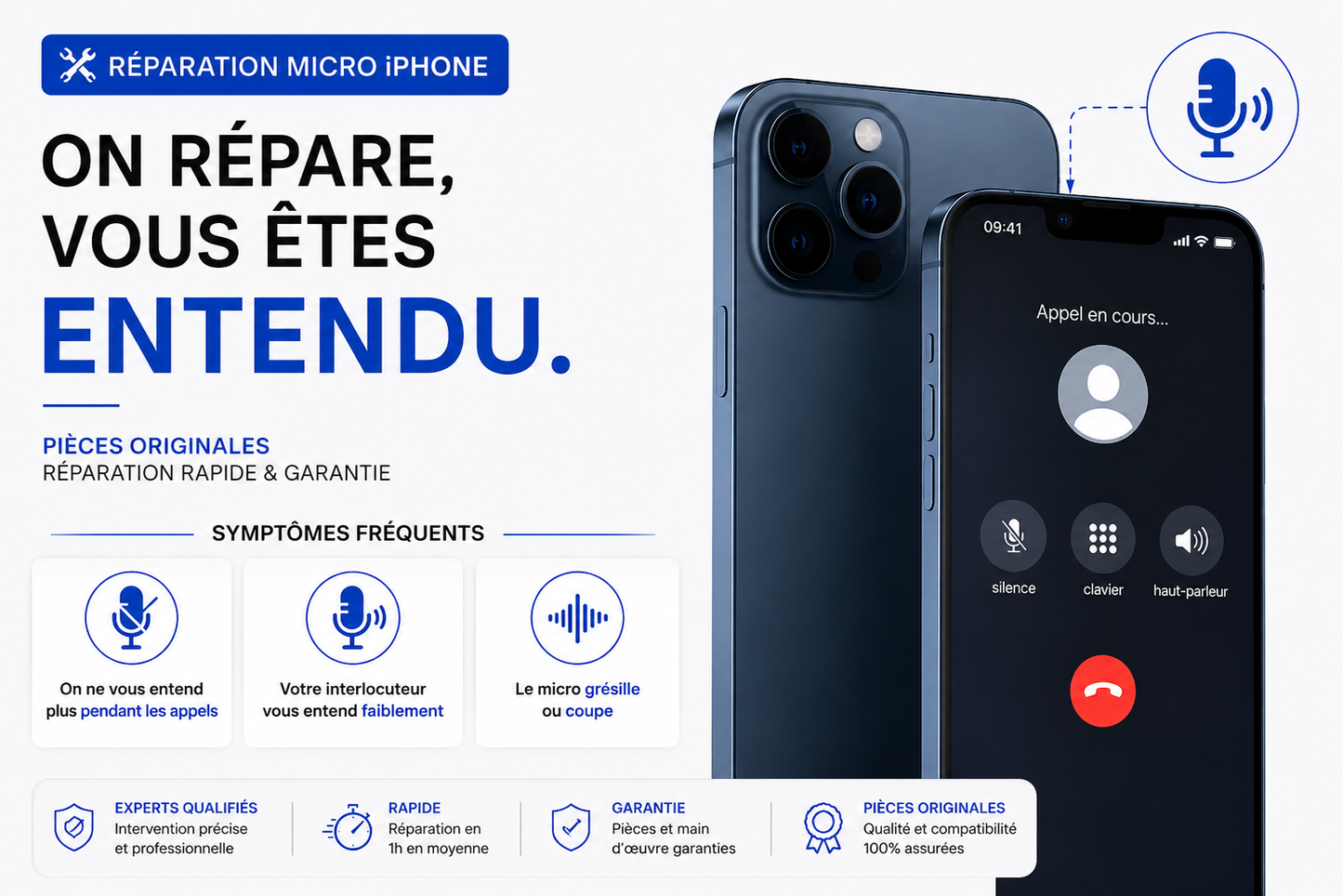 Réparation iPhone 16e