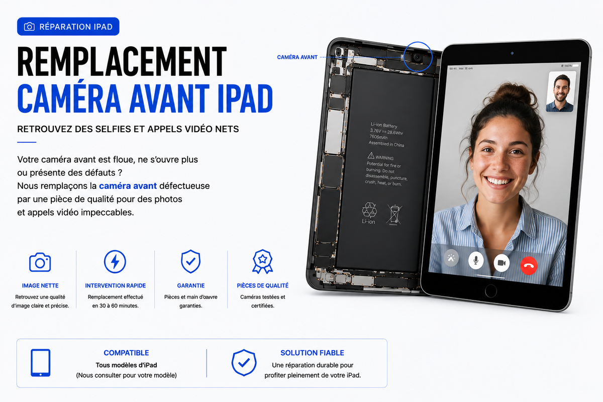 Réparation iPad 4